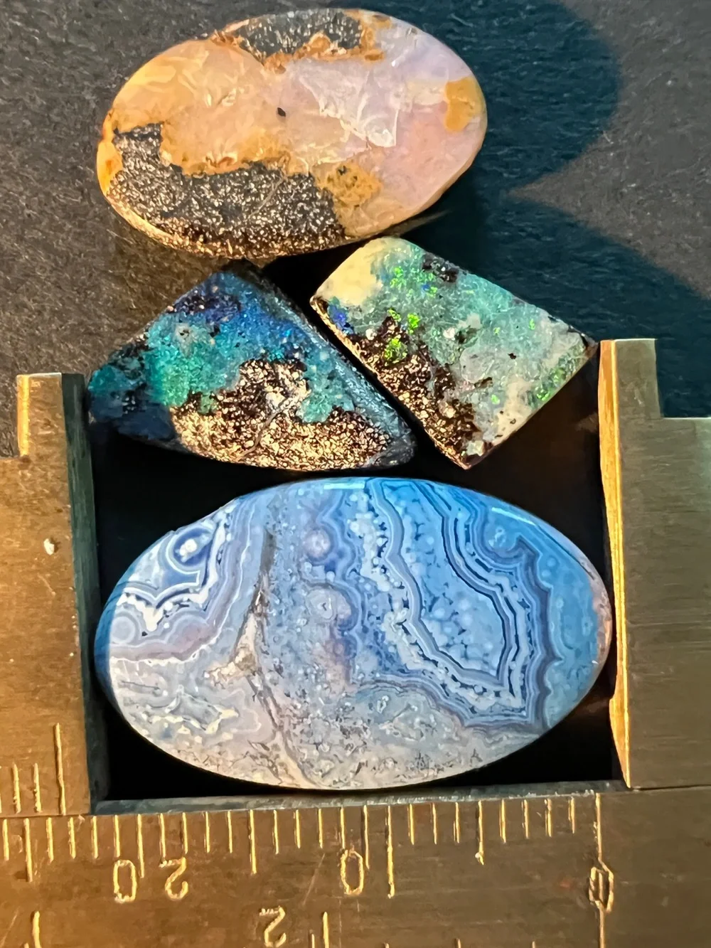 Australian Boulder Opal and Gemstone lot - Picture 1 of 6